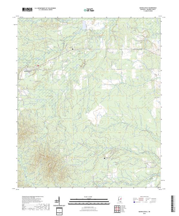 US Topo 7.5-minute map for Mashulaville MS