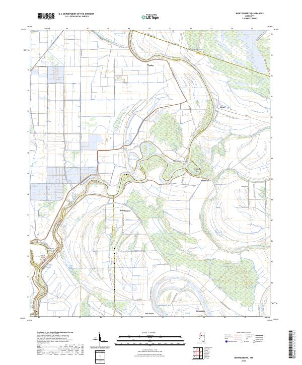 US Topo 7.5-minute map for Montgomery MS