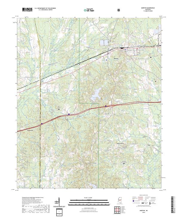 US Topo 7.5-minute map for Morton MS