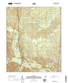 USGS US Topo 7.5-minute map for Porterville MSAL 2020
