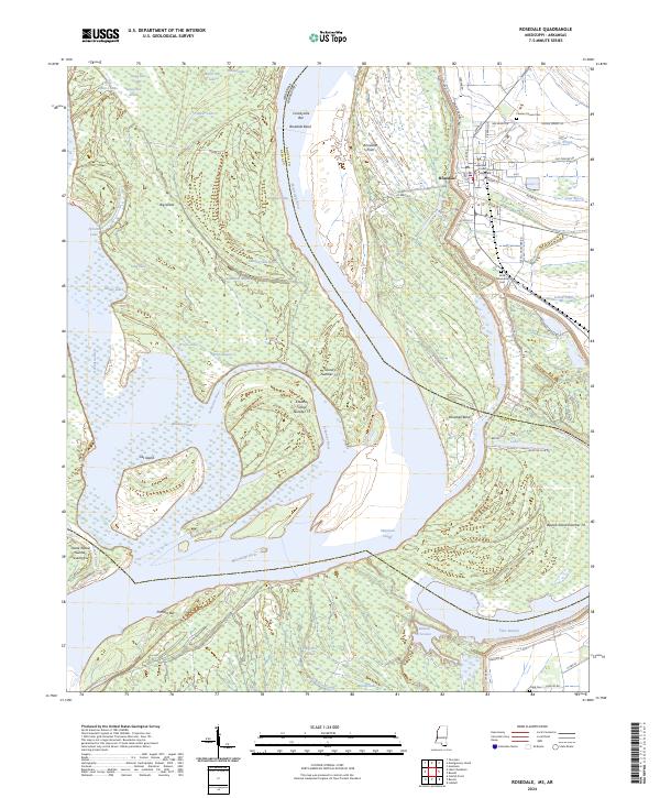 US Topo 7.5-minute map for Rosedale MSAR