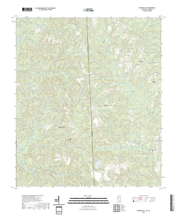US Topo 7.5-minute map for Rounsaville MSAL