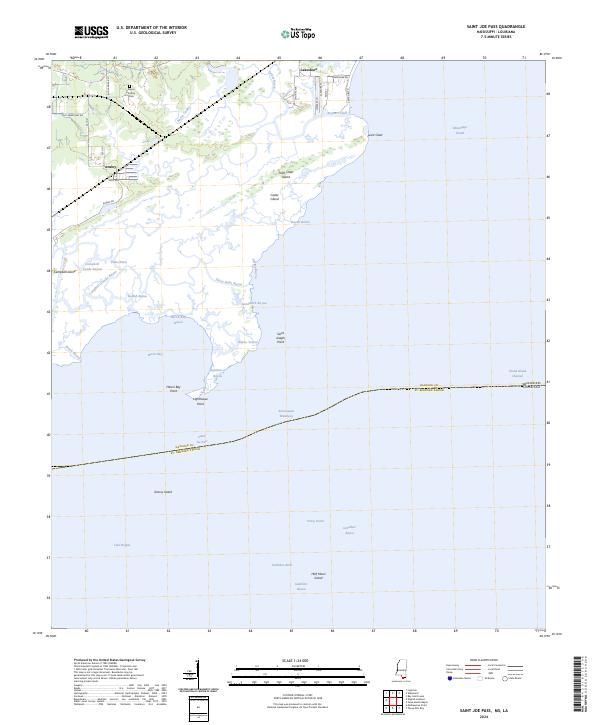 US Topo 7.5-minute map for Saint Joe Pass MSLA