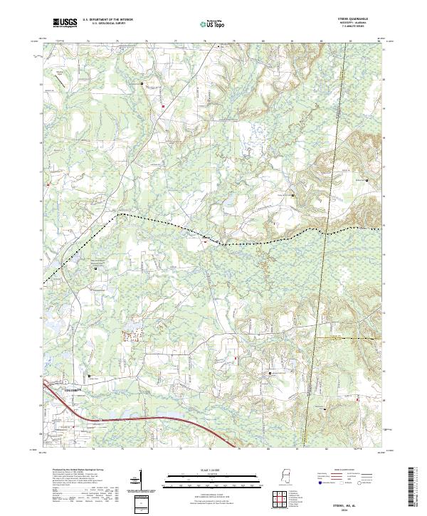 US Topo 7.5-minute map for Steens MSAL