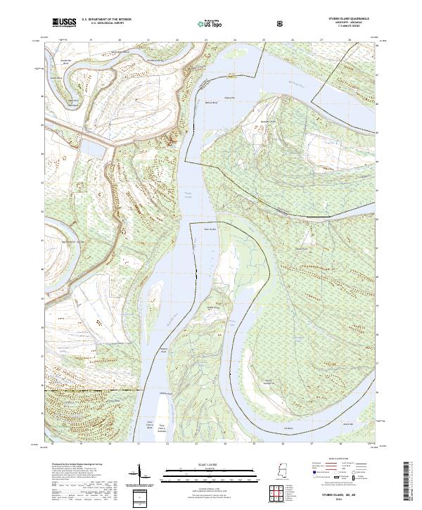 US Topo 7.5-minute map for Stubbs Island MSAR