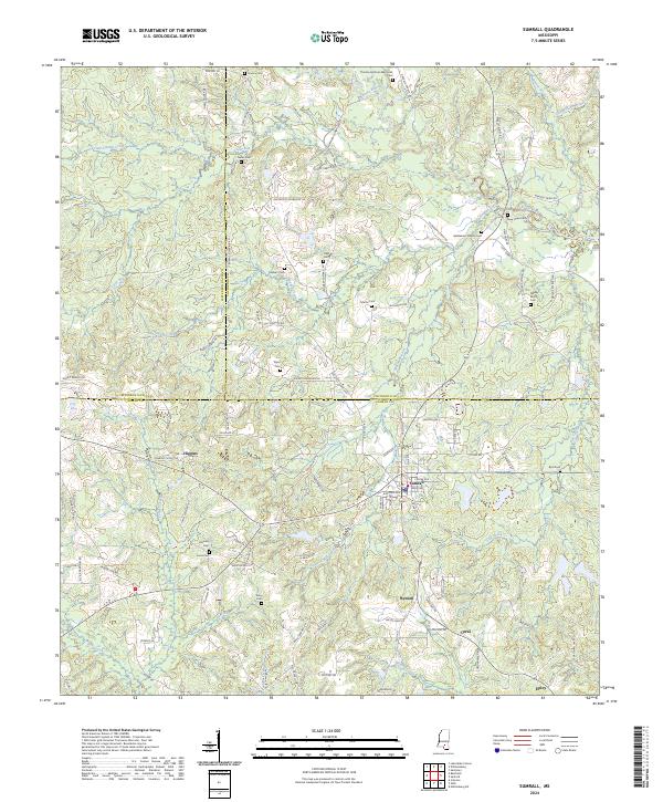 US Topo 7.5-minute map for Sumrall MS
