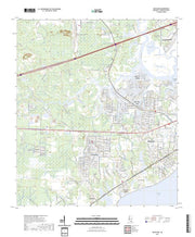 US Topo 7.5-minute map for Waveland MS