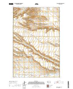 USGS US Topo 7.5-minute map for Agawam North MT 2020