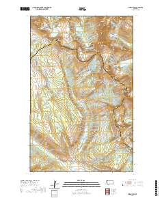 USGS US Topo 7.5-minute map for Ahern Pass MT 2020