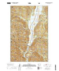 USGS US Topo 7.5-minute map for Alexander Mountain MT 2020