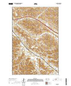 USGS US Topo 7.5-minute map for Allard MT 2020