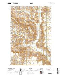 USGS US Topo 7.5-minute map for Allard Ranch MT 2020