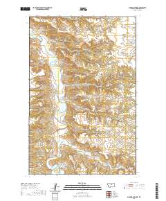 USGS US Topo 7.5-minute map for Anderson Bridge MT 2020