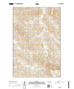 USGS US Topo 7.5-minute map for Andes MT 2020