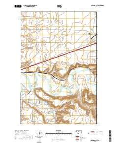 USGS US Topo 7.5-minute map for Antelope Butte MT 2020