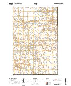 USGS US Topo 7.5-minute map for Antelope Coulee NW MT 2020