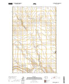 USGS US Topo 7.5-minute map for Antelope Coulee SE MT 2020