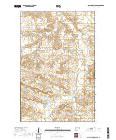 USGS US Topo 7.5-minute map for Antelope Creek Reservoir MT 2020