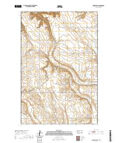USGS US Topo 7.5-minute map for Antelope Flat MT 2020