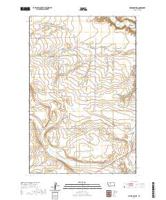 USGS US Topo 7.5-minute map for Antelope Lake MT 2020