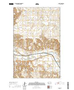 USGS US Topo 7.5-minute map for Archer MT 2020
