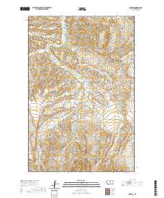 USGS US Topo 7.5-minute map for Armells MT 2020