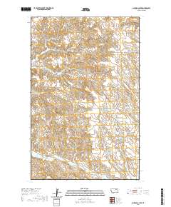 USGS US Topo 7.5-minute map for Ashford Coulee MT 2020