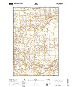 USGS US Topo 7.5-minute map for Aubrey Dam MTSK 2020
