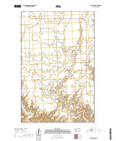 USGS US Topo 7.5-minute map for Austin Coulee MT 2020