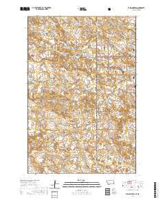 USGS US Topo 7.5-minute map for Badland Draw MTND 2020