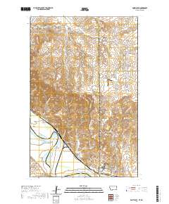 USGS US Topo 7.5-minute map for Bainville SE MTND 2020