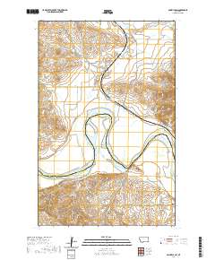USGS US Topo 7.5-minute map for Bainville SW MT 2020