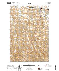 USGS US Topo 7.5-minute map for Baker MT 2020