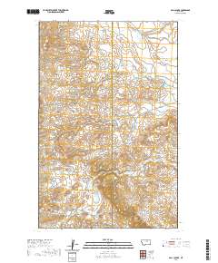 USGS US Topo 7.5-minute map for Ball Coulee MT 2020