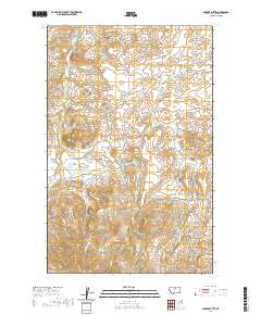 USGS US Topo 7.5-minute map for Barber Butte MT 2020