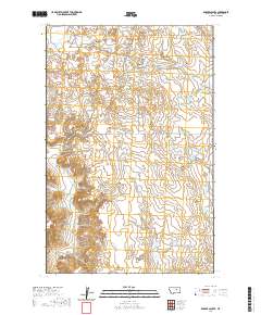 USGS US Topo 7.5-minute map for Barber Coulee MT 2020