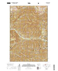 USGS US Topo 7.5-minute map for Barker MT 2020