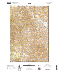 USGS US Topo 7.5-minute map for Barney Pinnacle MT 2020