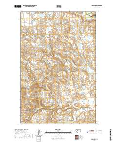 USGS US Topo 7.5-minute map for Barr Creek MT 2020