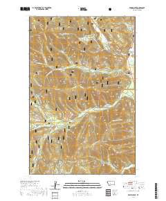 USGS US Topo 7.5-minute map for Barren Peak MT 2020