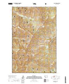 USGS US Topo 7.5-minute map for Bassoo Peak MT 2020