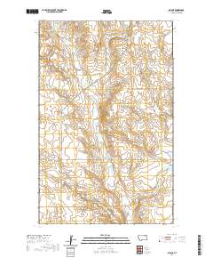 USGS US Topo 7.5-minute map for Baylor MT 2020