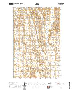 USGS US Topo 7.5-minute map for Baylor NE MT 2020