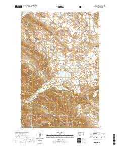 USGS US Topo 7.5-minute map for Bean Lake MT 2020