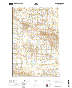 USGS US Topo 7.5-minute map for Bear Creek Reservoir MT 2020