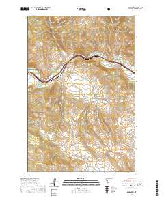 USGS US Topo 7.5-minute map for Bearmouth MT 2020