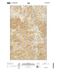 USGS US Topo 7.5-minute map for Bearpaw Lake MT 2020
