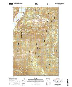 USGS US Topo 7.5-minute map for Beartrap Mountain MT 2020