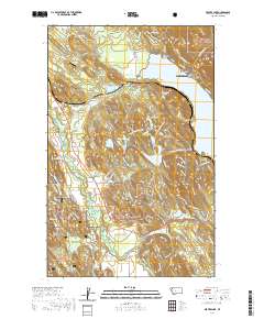 USGS US Topo 7.5-minute map for Beaver Lake MT 2020