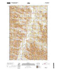 USGS US Topo 7.5-minute map for Beebe MT 2020